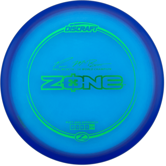Discraft Zone - Paul McBeth - Z Line - Blue