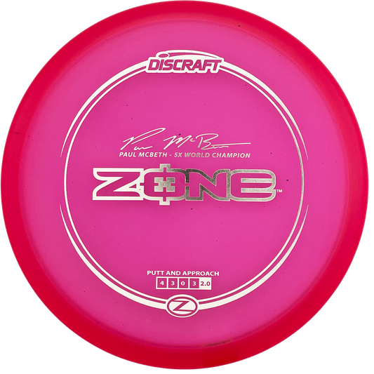 Discraft Zone - Paul McBeth - Z Line - Pink