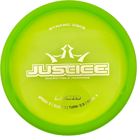 Dynamic Discs Justice - Lucid Line - Green