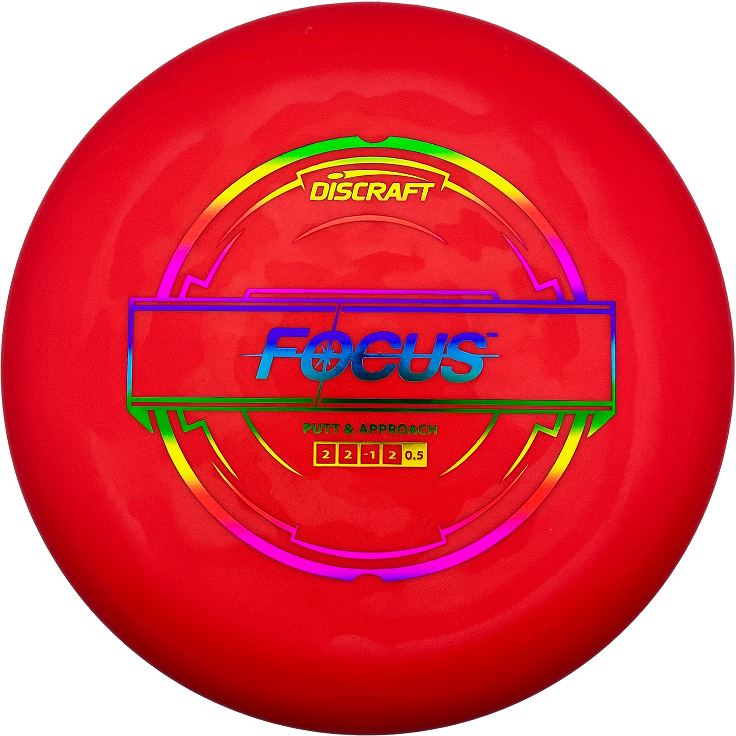 Discraft Focus - Putter Line - Red