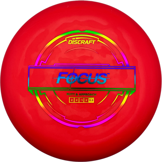 Discraft Focus - Putter Line - Red