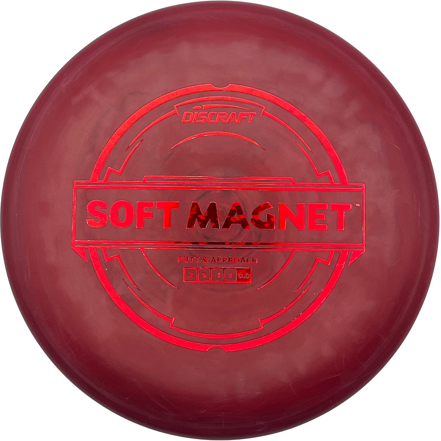 Discraft Soft Magnet - Putter Line - Red