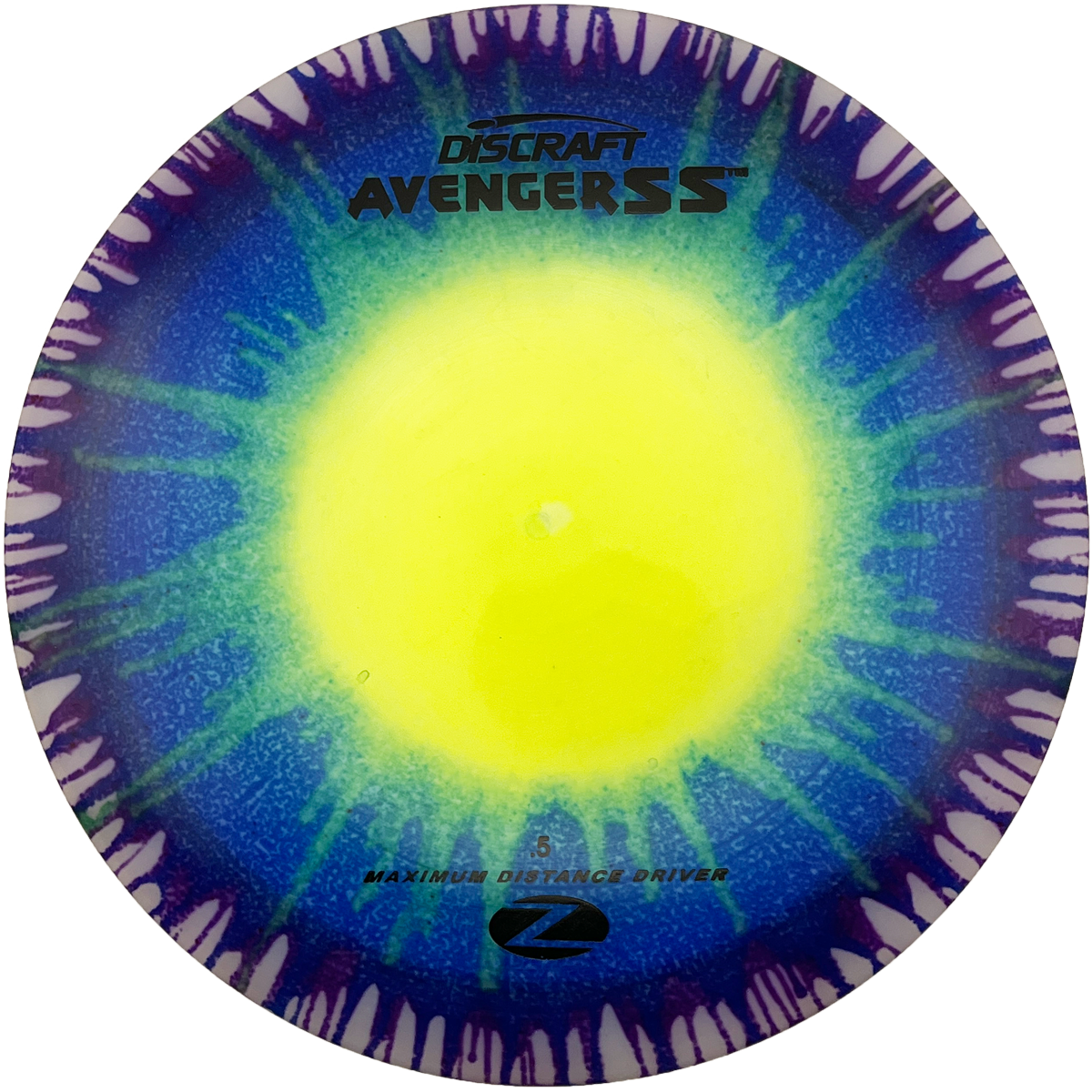 Discraft Avenger SS - Z Fly Dye - Purple/Blue/Green