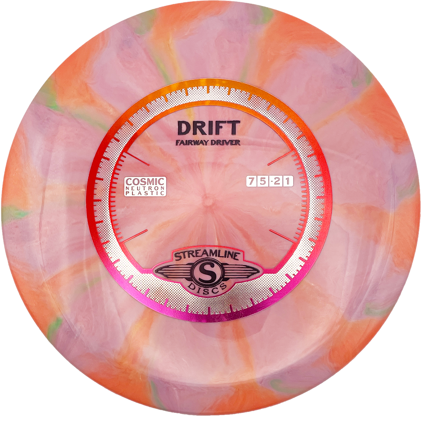 Streamline Drift - Cosmic Neutron - Pink Swirl
