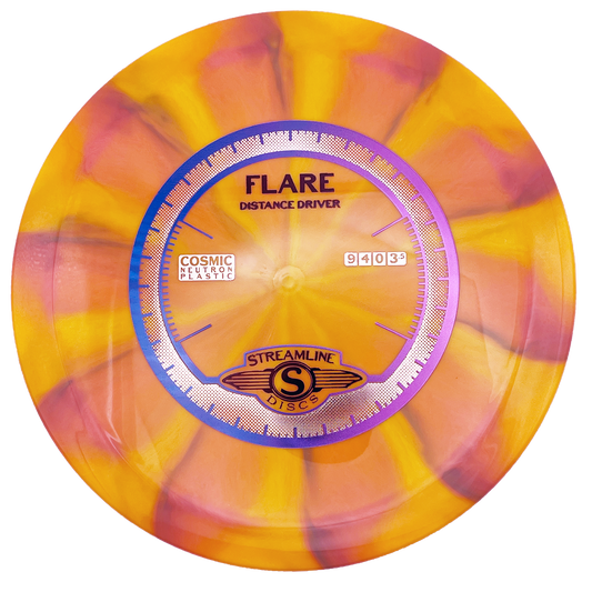 Streamline Flare - Cosmic Neutron - Orange Swirl