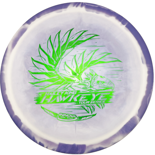 Innova Hawkeye - Hailey King Tour Series - Halo Star -  Swirly Purple