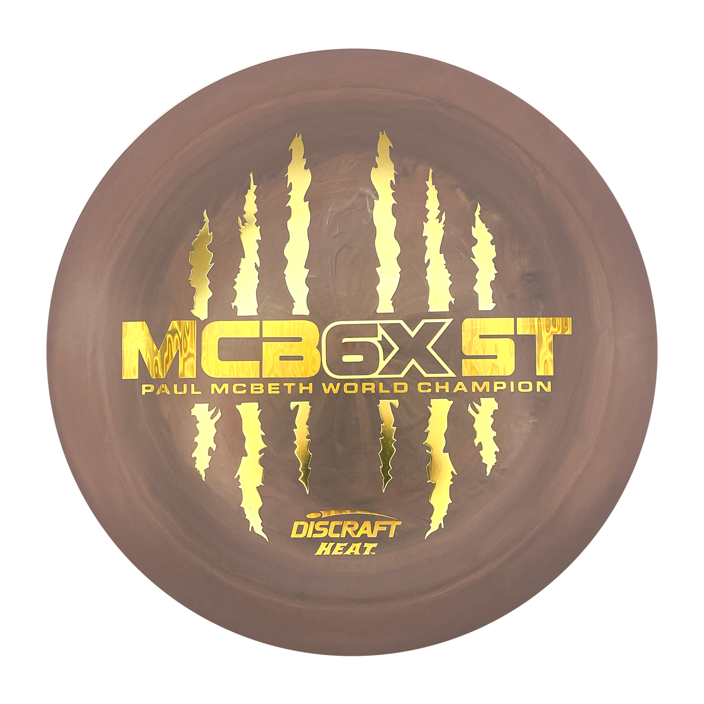 Discraft Heat - 6x Paul McBeth - ESP - Swirly Brown