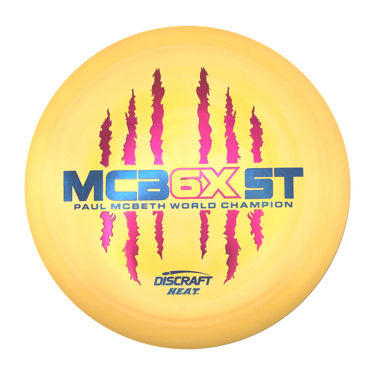 Discraft Heat - 6x Paul McBeth - ESP - Swirly Yellow