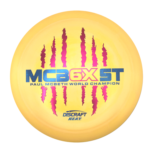 Discraft Heat - 6x Paul McBeth - ESP - Swirly Yellow