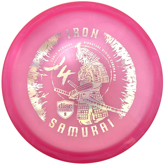 Discmania Iron Samurai 4 - Eagle McMahon Signature - MD3 - Chroma C Line - Light Pink