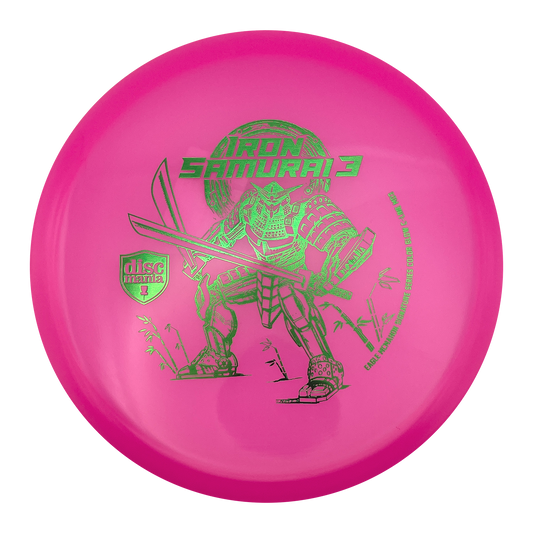 Discmania Iron Samurai 3 - Eagle McMahon Signature Series - MD3 - Chroma C-Line - Pink
