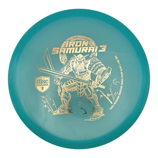 Discmania Iron Samurai 3 - Eagle McMahon Signature Series - MD3 - C-Line Glow - Turquoise