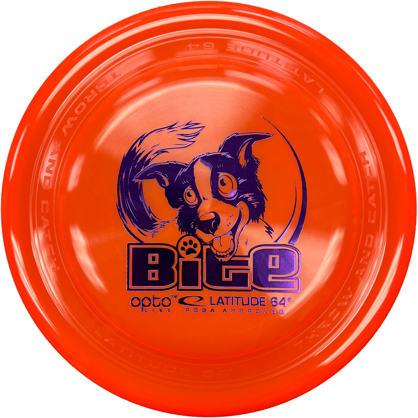 Latitude 64 Bite - Dog Disc - Orange
