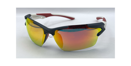 Men's UV400 Sunglasses - Red/Mercury