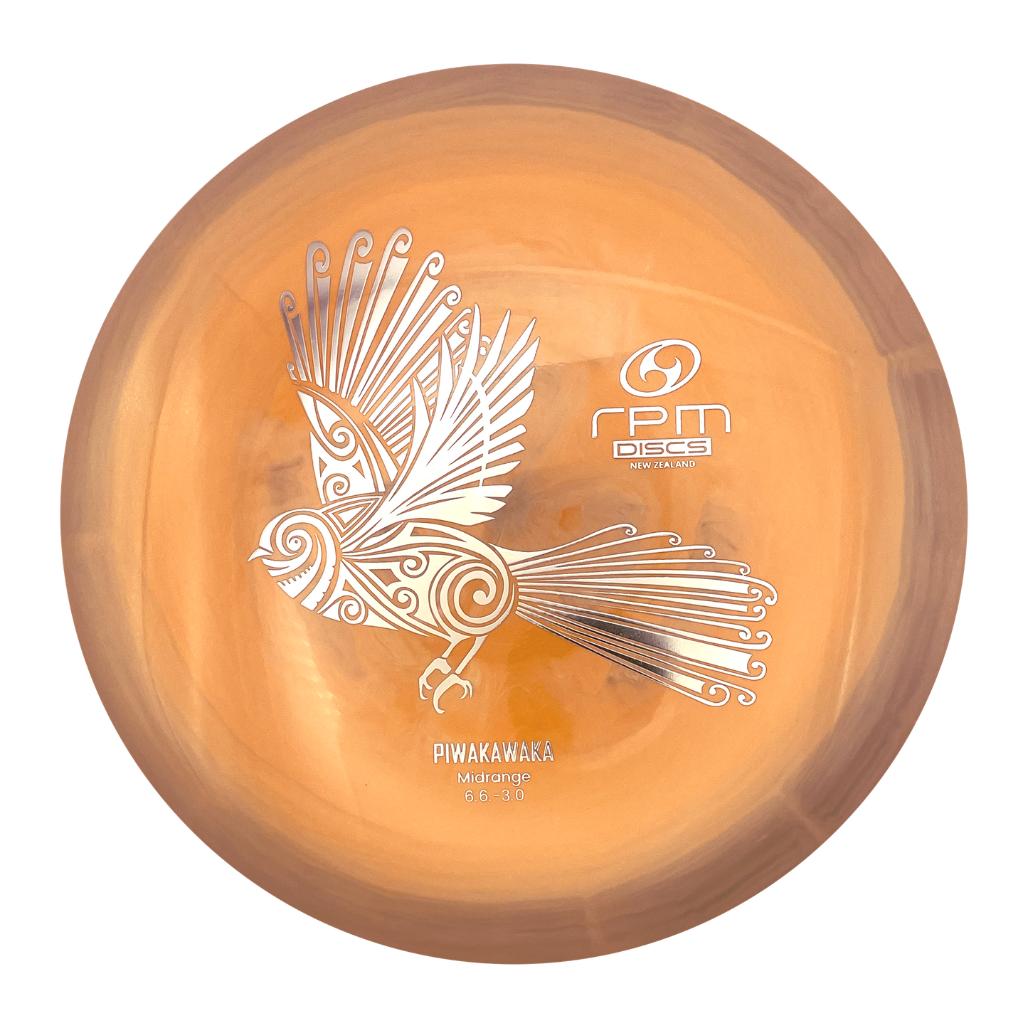 RPM Piwakawaka - Atomic Swirl - Light Orange