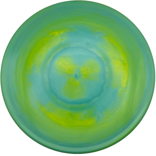 RPM Kea -Silver Foil Bottom Stamp - Platinum - Swirly Green
