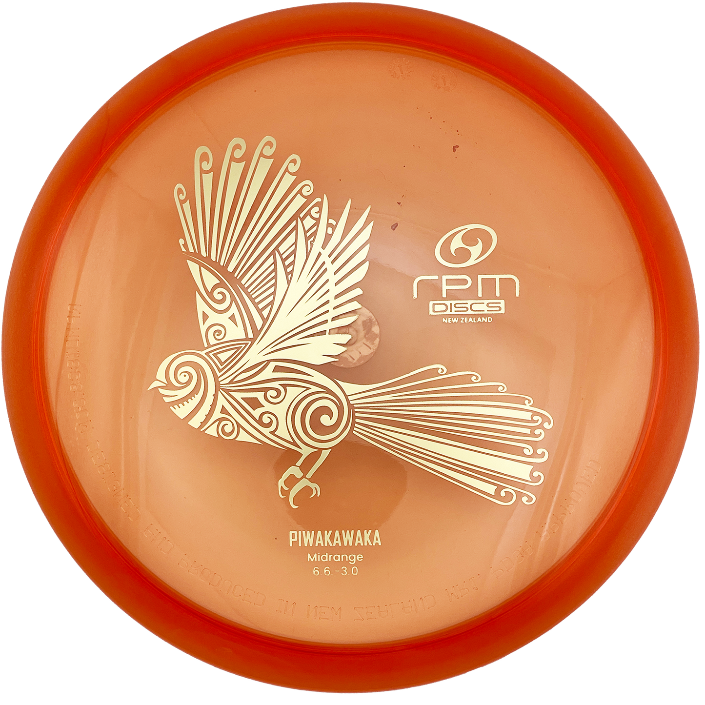 RPM Piwakawaka - Cosmic Plastic - Light Orange