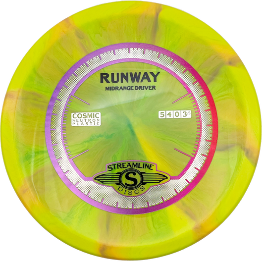 Streamline Runway - Cosmic Neutron - Light Green Swirl