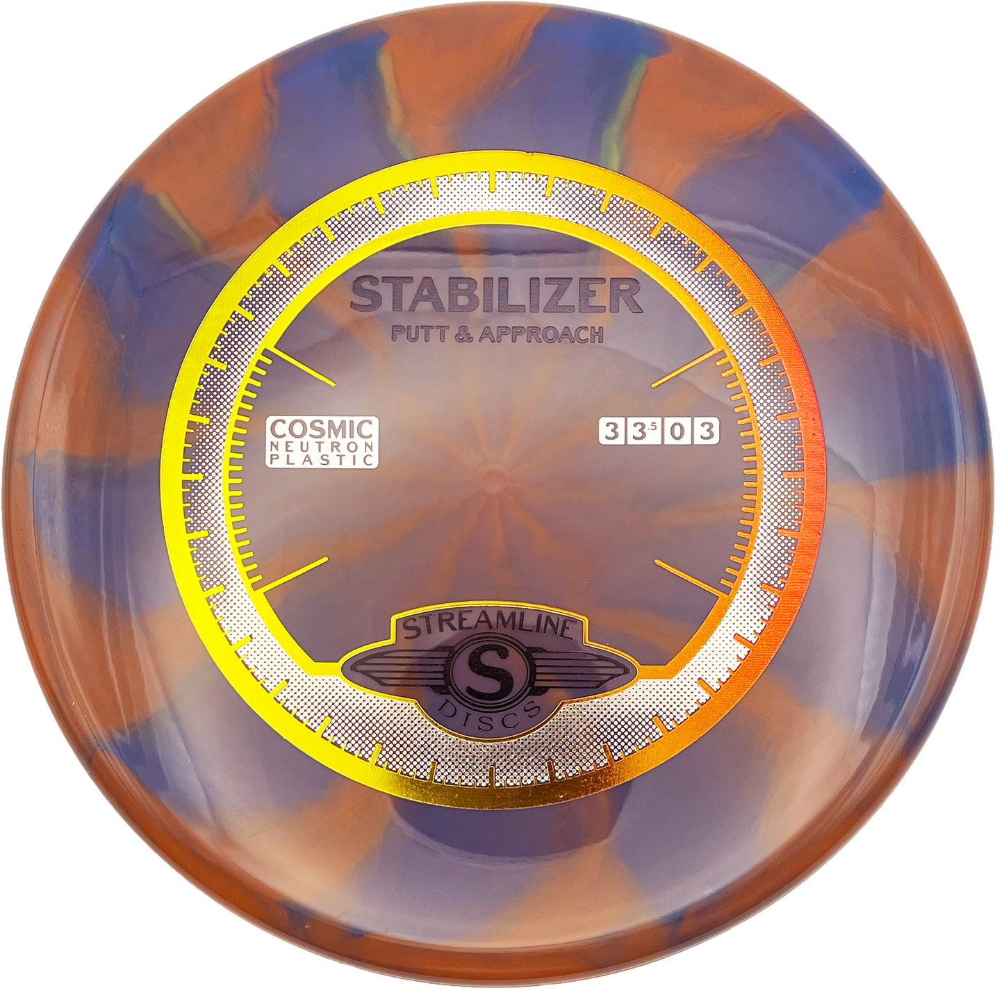 Streamline Stabilizer - Cosmic Neutron - Maroon Swirl