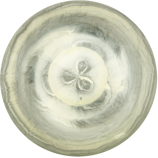 RPM Tara Iti -Gold Foil Bottom Stamp - Platinum - Swirly Grey