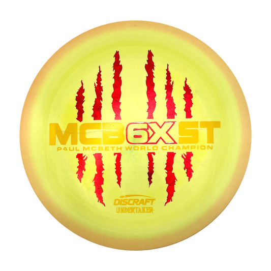 Discraft Undertaker - 6x Paul McBeth - ESP - Swirly Yellow