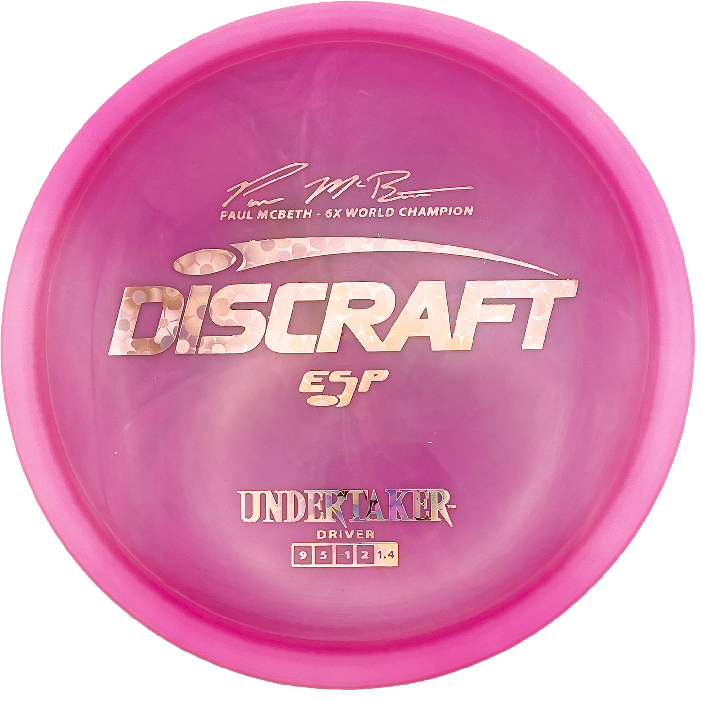 Discraft Undertaker - ESP Line - Swirly Pink
