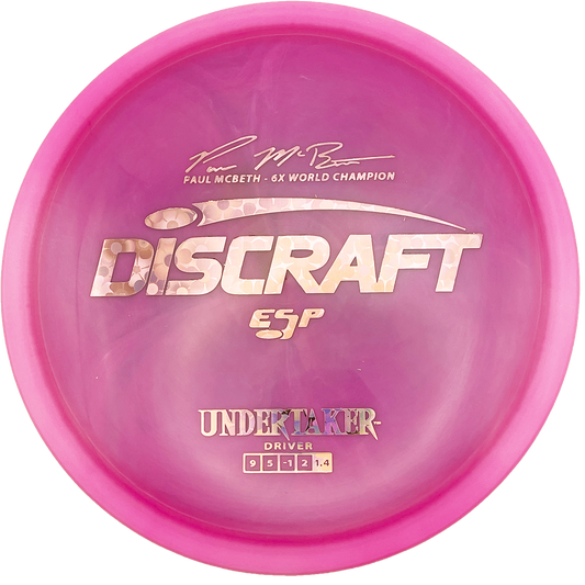 Discraft Undertaker - ESP Line - Swirly Pink
