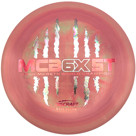 Discraft Vulture - 6x Paul McBeth - ESP - Swirly Pink