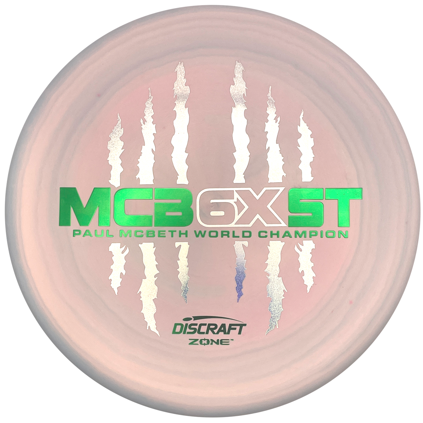 Discraft Zone - 6x Paul McBeth - ESP - Swirly Light Pink