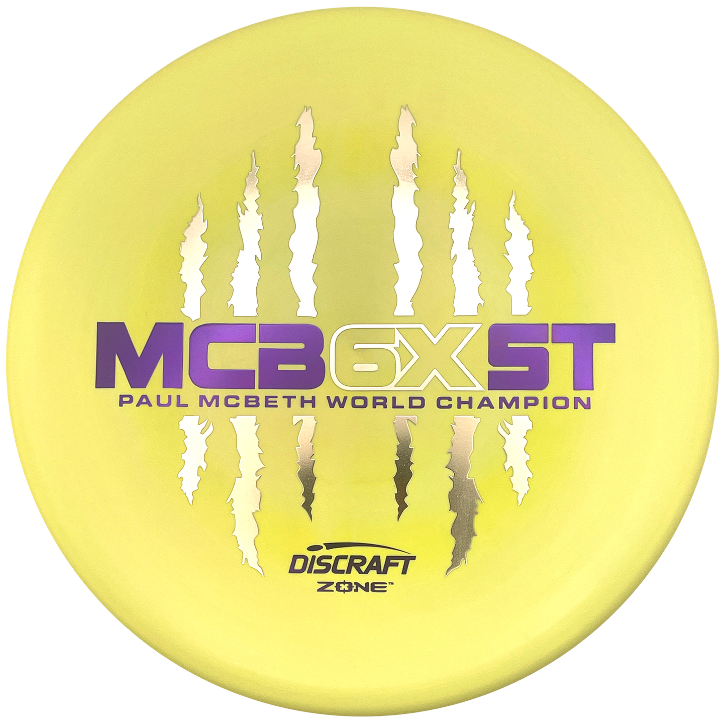 Discraft Zone - 6x Paul McBeth - ESP - Swirly Yellow
