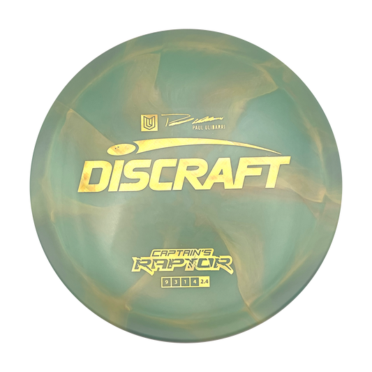 Discraft Captain's Raptor - Paul Ulibarri Signature ESP Swirl - Dark Green