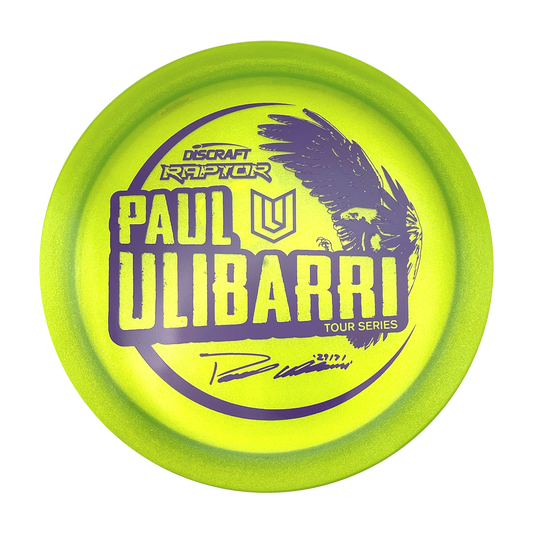 Discraft Raptor - Paul Ulibarri - Tour Series - Z line - Green