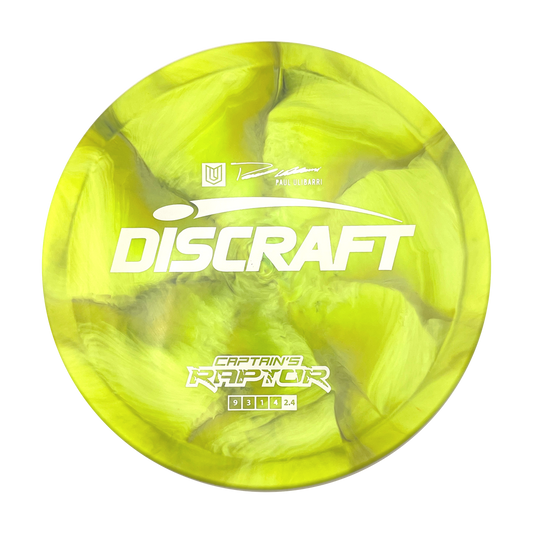 Discraft Captain's Raptor - Paul Ulibarri Signature ESP Swirl - Green