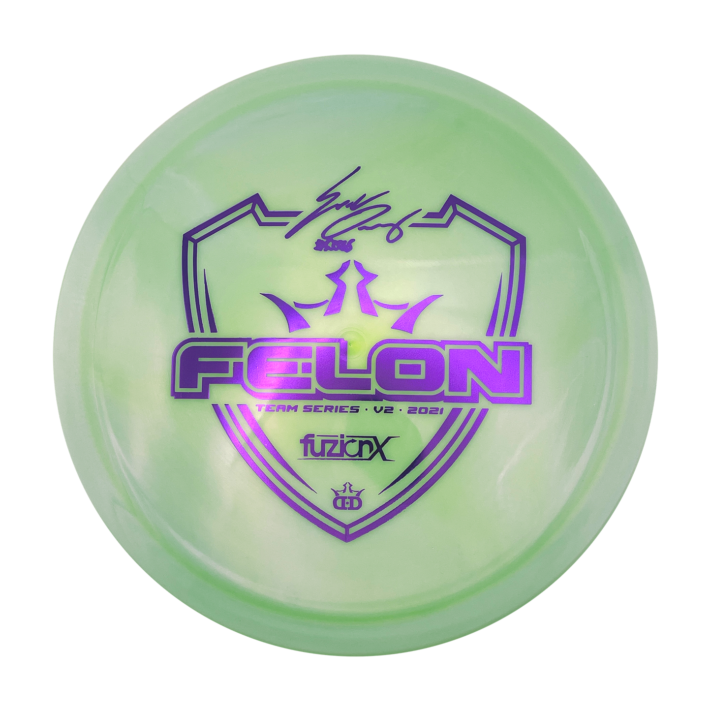 Dynamic Discs Felon - Eric Oakley - FuzionX Line - Light Green