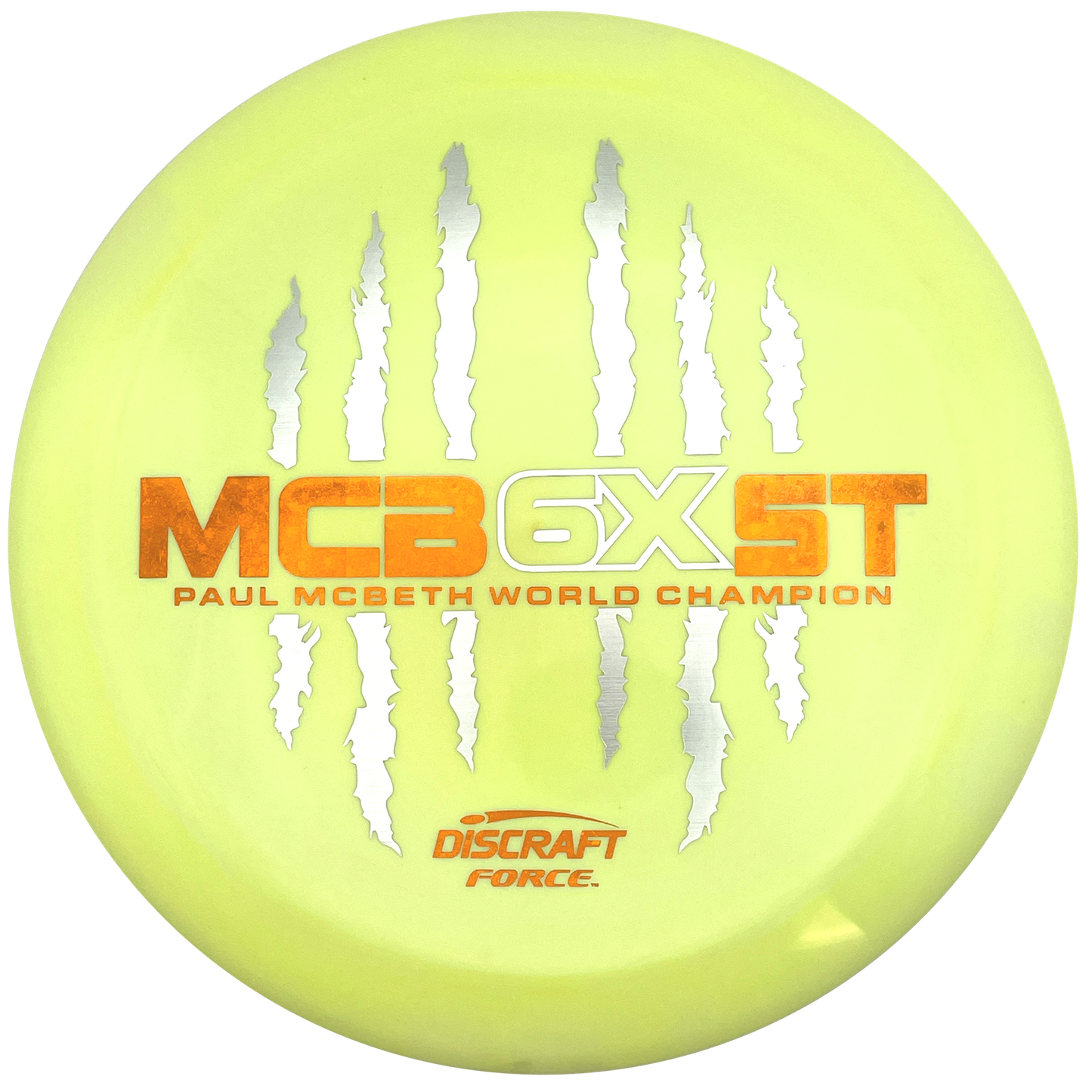 Discraft Force - 6x Paul McBeth - ESP - Swirly Yellow