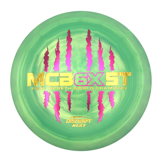 Discraft Heat - 6x Paul McBeth - ESP - Swirly Green