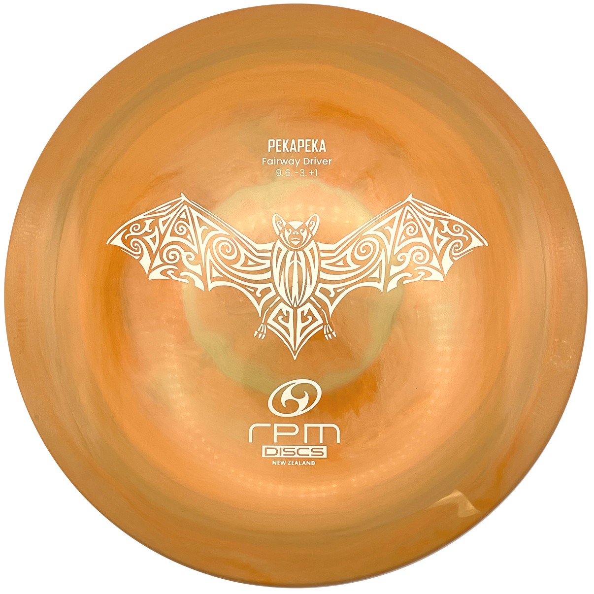RPM Pekapeka Atomic Swirl Orange New Zealand Disc Sports Supplies