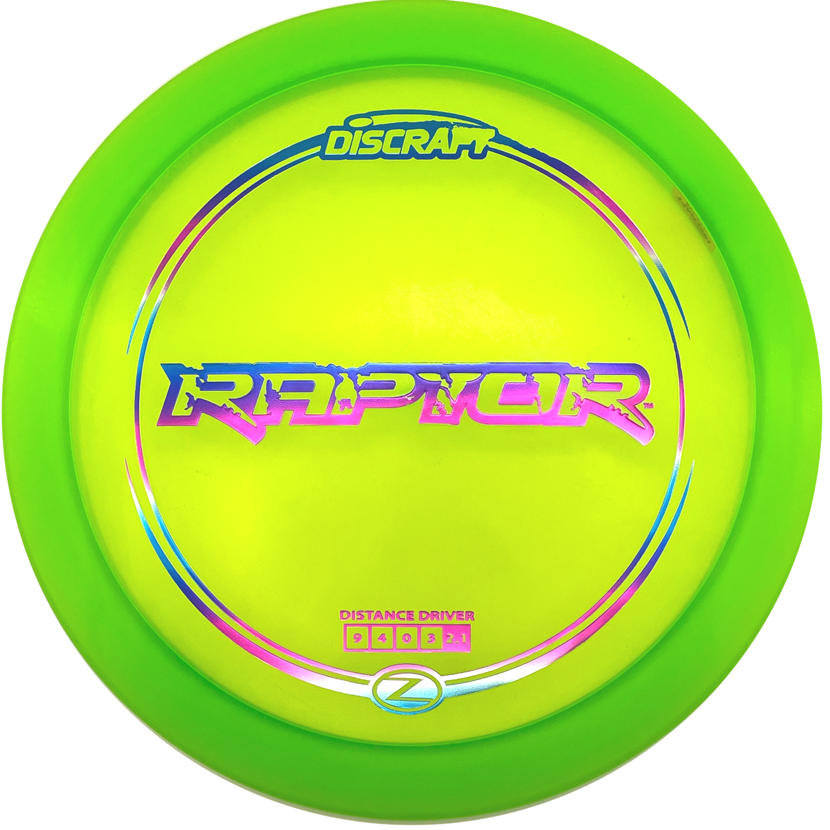 Discraft Raptor - Z line - Green – New Zealand Disc Sports Supplies