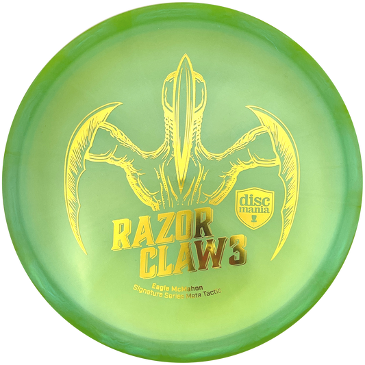 Discmania Razor Claw 3 - Eagle McMahon Signature Series - Meta - Tactic - Green