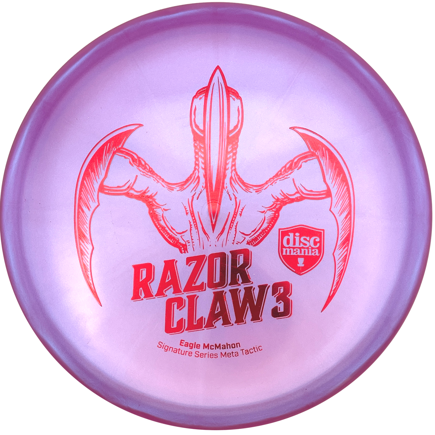 Discmania Razor Claw 3 - Eagle McMahon Signature Series - Meta - Tactic - Purple