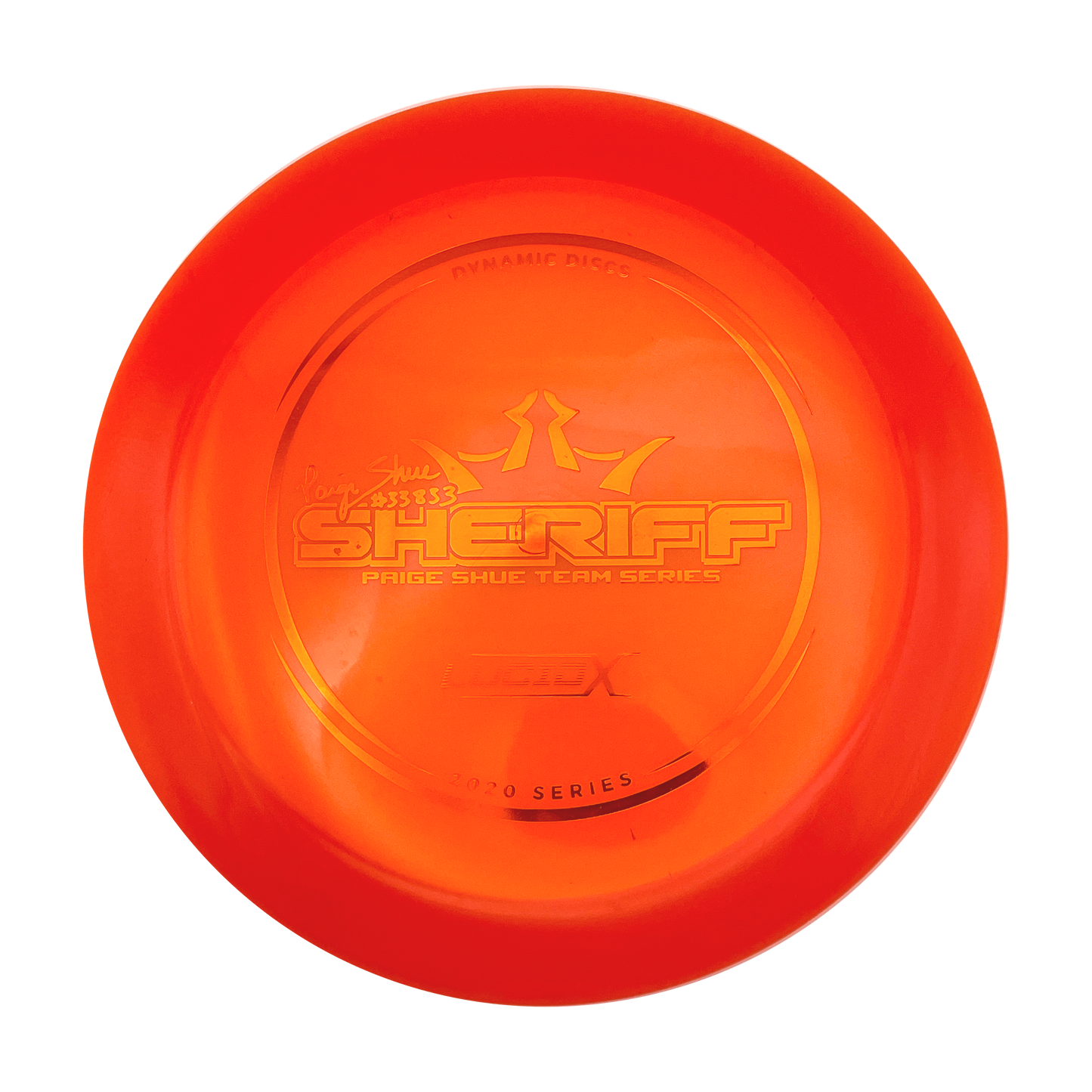 Dynamic Discs Sheriff - Page Shue - LucidX - Orange
