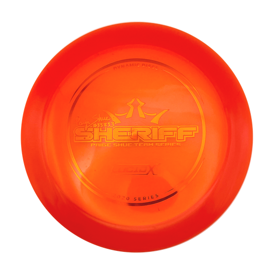 Dynamic Discs Sheriff - Page Shue - LucidX - Orange