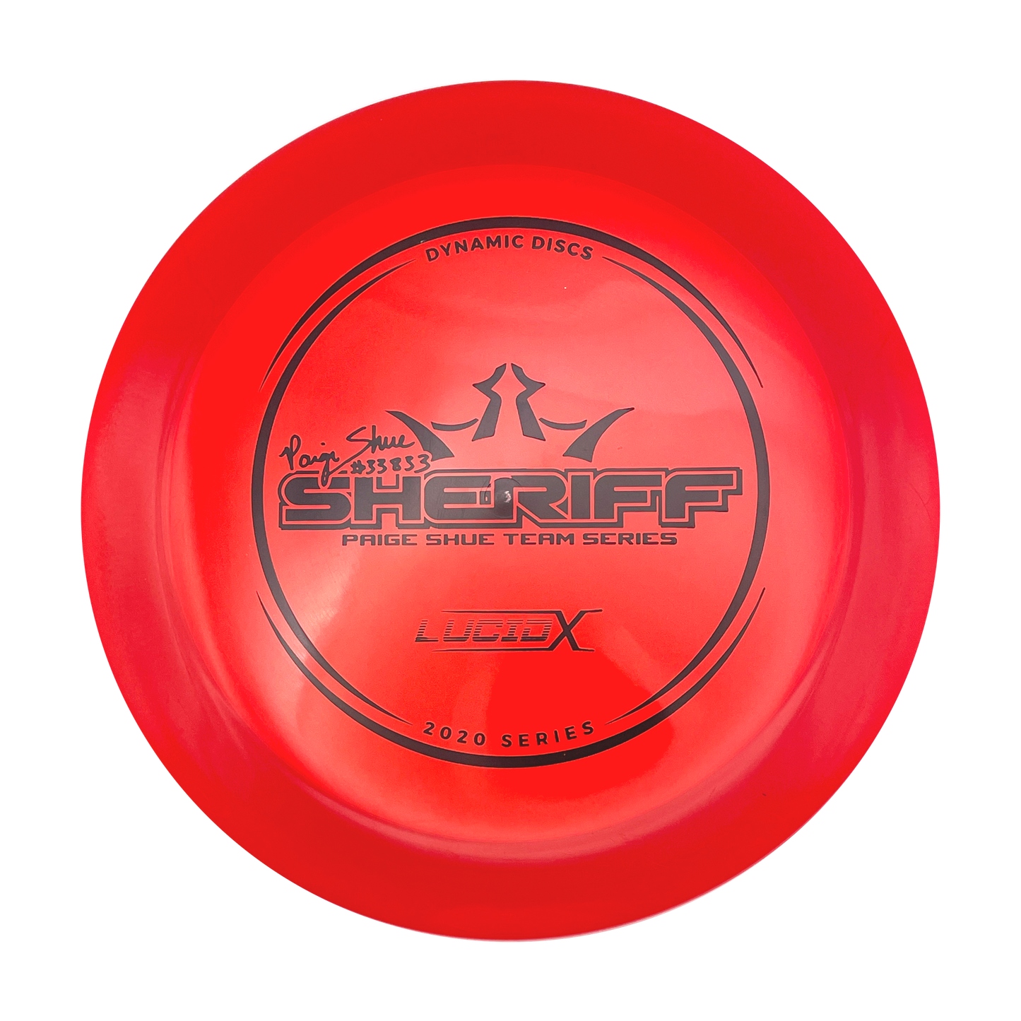 Dynamic Discs Sheriff - Page Shue - LucidX - Red