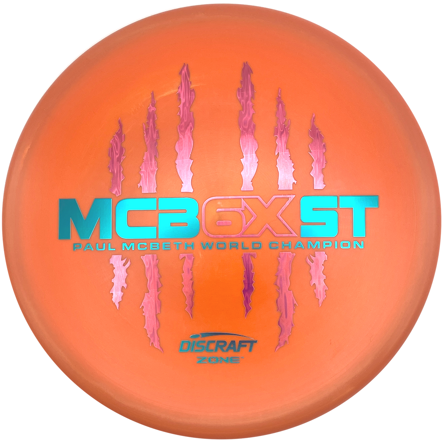 Discraft Zone - 6x Paul McBeth - ESP - Swirly Orange