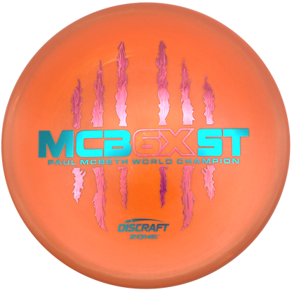 Discraft Zone - 6x Paul McBeth - ESP - Swirly Orange